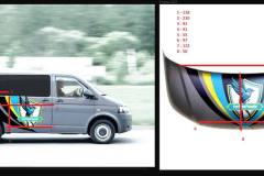 візуалізація брендування авто Volkswagen Transporter IV