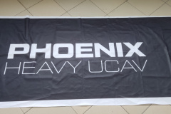 Фото надрукованого прапора,  75х200см  Phoenix heavy ucav,