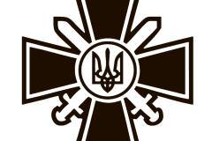 макет, Наклейка плотерна Хрест ЗСУ з Тризубом