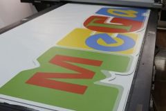 УФ друк на пластику з фрезерною порізкою 
